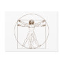 Da Vinci Vitruvian Man Postcard