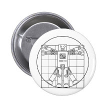 Da Vinci Vitruvian Robot Button