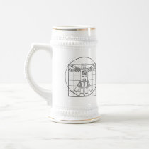 Da Vinci Vitruvian Robot Mug