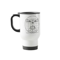 Da Vinci Vitruvian Robot Coffee Mugs