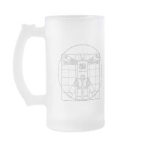 Da Vinci Vitruvian Robot Mug