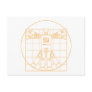 Da Vinci Vitruvian Robot Postcard