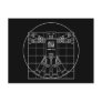 Da Vinci Vitruvian Robot Postcard