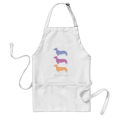 Dachshund Apron by DogArtDesign