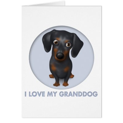 Dachshund (Black and Tan) Granddog by cartoondogs