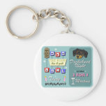 Dachshund Bowling Tiki Night Key Chains