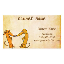 Dachshund Breeder Business Card