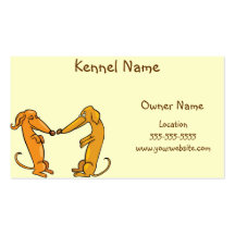 Dachshund Breeder Business Card Templates