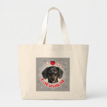 Dachshund Canvas Bags