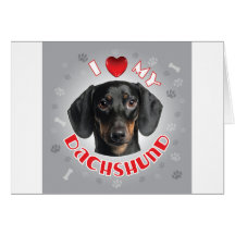 Dachshund Card