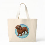 Dachshund Cartoon Canvas Bags