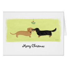 Dachshund Christmas Cards