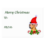 Dachshund Christmas Gifts Business Card