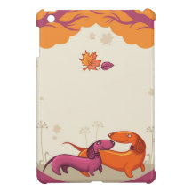 Dachshund Couple-Org/Pur iPad Mini Case
