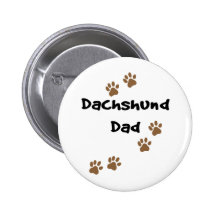 Dachshund Dad Button