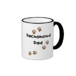 Dachshund Dad Coffee Mugs