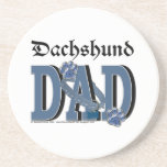 Dachshund DAD Drink Coaster