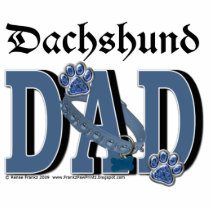 Dachshund DAD Photo Cutout