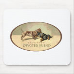 Dachshund..Devoted Friend Mouse Pads