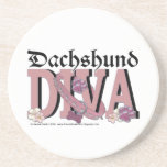 Dachshund DIVA Coasters