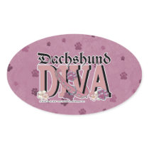 Dachshund DIVA Sticker