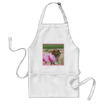 Dachshund dog apron