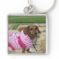Dachshund dog keychains