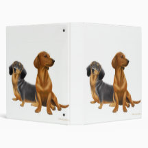 Dachshund Dogs Binder