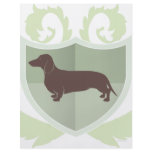 Dachshund Doxie Classic Crest Design Flyers