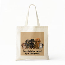 Dachshund Gang Tote Bag