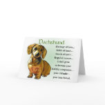 Dachshund Gifts Greeting Card
