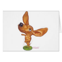 dachshund greeting cards