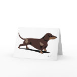 Dachshund Greetings Card