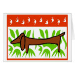 Dachshund Happy Holiday Greeting Cards