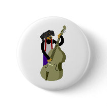 Dachshund Jazz Bass Player Pins