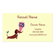 Dachshund Kennel Business Card Template