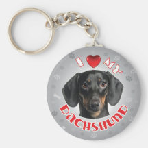 Dachshund Keychain