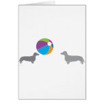 Dachshund.  Life's a Beach Ball! Cards