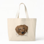 Dachshund (Long Hair) Busting Out Bags