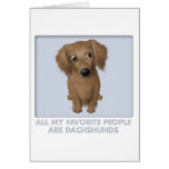 Dachshund (Long Hair) Favorite Cards