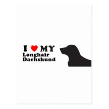 Dachshund Longhair Postcards