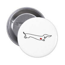 Dachshund Love Buttons