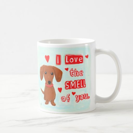 Dachshund Love Coffee Mugs
