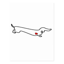 Dachshund Love Postcards