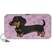 Dachshund Love (smooth coat) (add your pattern!) Travel Speaker
