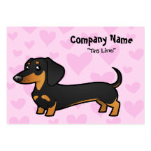 Dachshund Love (smooth coat) Business Card