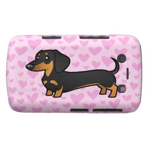 Dachshund Love (smooth coat) Blackberry Bold Covers