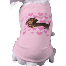 Dachshund Love (wirehair) Dog T Shirt