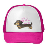 Dachshund Love (wirehair) Mesh Hat