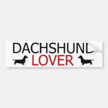 Dachshund Lover Bumper Sticker